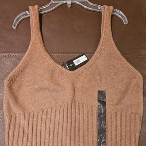 Banana Republic Brown Knit Tank Top